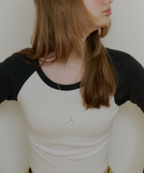 GIUNON（ジウノン）の「crystal drop long necklace / クリスタルドロップネックレス（ネックレス・レディース・シルバー・FREE）」の20枚目の写真