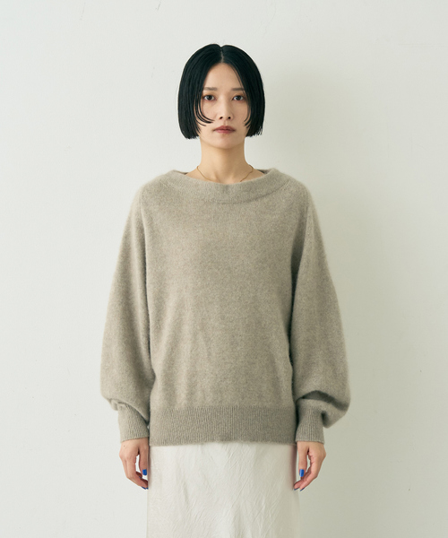 Rouge vif(ルージュヴィフ)の「ラクーン混ボトルネックニットプルオーバー(ニット/セーター・レディース・チャコールグレー/オフホワイト/ベージュ・フリー)」の22枚目の写真