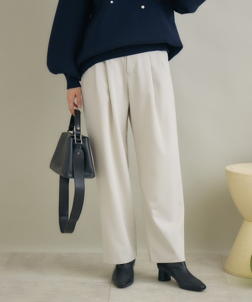 KATHARINE ROSS(キャサリンロス)の「【KATHARINE ROSS】前後異素材パンツ(その他パンツ・レディース・グレイッシュベージュ/ブラック・FREE)」の14枚目の写真