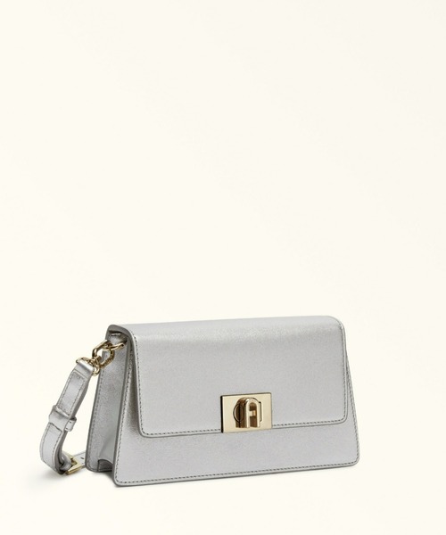 FURLA(フルラ)の「フルラ ゾエ ミニショルダーバッグ(クラッチバッグ・レディース・シルバー・ONE SIZE)」の2枚目の写真