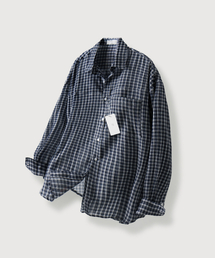 MOOD INSIDE（ムードインサイド）の「ポニーチェックシャツ_Navy（シャツ/ブラウス）」