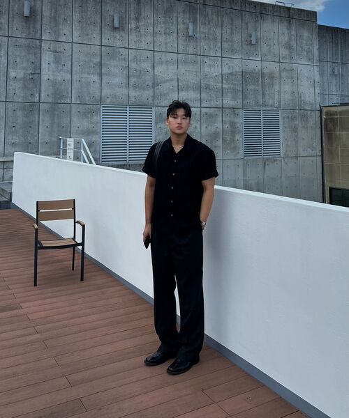INSILENCE(インサイロンス)の「【INSILENCE×KKST】ダブルプリーツベルテッドウールパンツBLACK(スラックス・メンズ・その他・LARGE/MEDIUM/SMALL)」の9枚目の写真