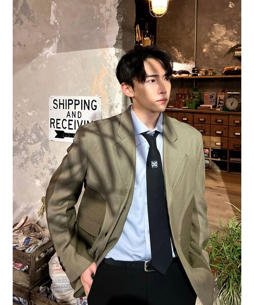 INSILENCE(インサイロンス)の「【INSILENCE×KKST】ダブルプリーツベルテッドウールパンツBLACK(スラックス・メンズ・その他・LARGE/MEDIUM/SMALL)」の17枚目の写真