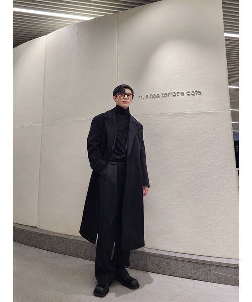 INSILENCE(インサイロンス)の「【INSILENCE×KKST】ダブルプリーツベルテッドウールパンツBLACK(スラックス・メンズ・その他・LARGE/MEDIUM/SMALL)」の19枚目の写真