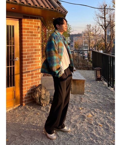 INSILENCE(インサイロンス)の「【INSILENCE×KKST】ダブルプリーツベルテッドウールパンツBLACK(スラックス・メンズ・その他・LARGE/MEDIUM/SMALL)」の20枚目の写真