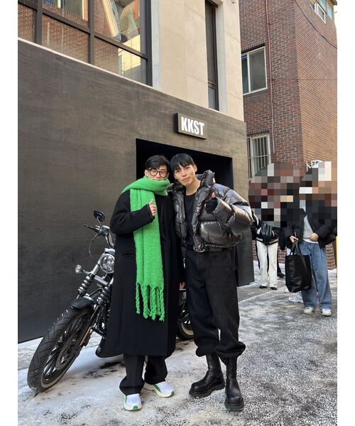 INSILENCE(インサイロンス)の「【INSILENCE×KKST】ダブルプリーツベルテッドウールパンツBLACK(スラックス・メンズ・その他・LARGE/MEDIUM/SMALL)」の22枚目の写真