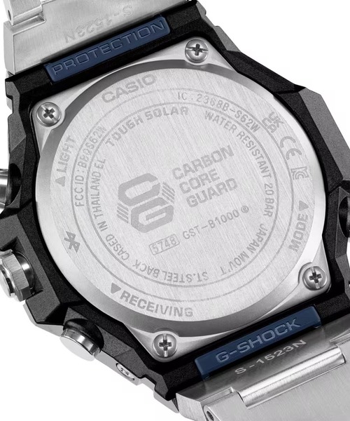 G-SHOCK(ジーショック)の「G-SHOCK/ジーショック 腕時計 G-STEEL GST-B1000D-2AJF(アナログ腕時計・メンズ・シルバー・FREE)」の9枚目の写真