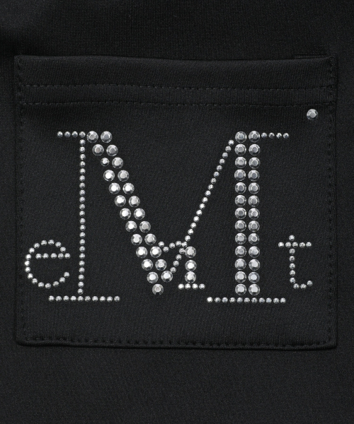 MUCENT（ムセント）の「ケインセットアップホットフィックスロゴローライズショーツ（その他パンツ・レディース・ブラック・FREE）」の3枚目の写真