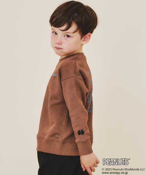 THE SHOP TK （ザ ショップ ティーケー ）の「【110-160】PEANUTS/ピーナッツ スヌーピープリントスウェット 親子リンク（スウェット・キッズ・ダークブラウン/ネイビー/アイボリー・11/12/13/14/15 /16）」の6枚目の写真