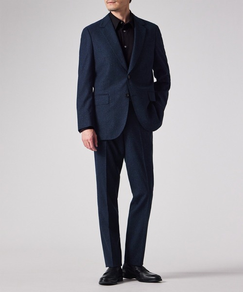 Paul Smith（ポールスミス）の「シルクカラーネップツィード テーパード トラウザーズ / 253110 M001DP（スラックス・メンズ・ダークブルー/ダークブラウン・X-LARGE/LARGE/MEDIUM/XX-LARGE）」の5枚目の写真
