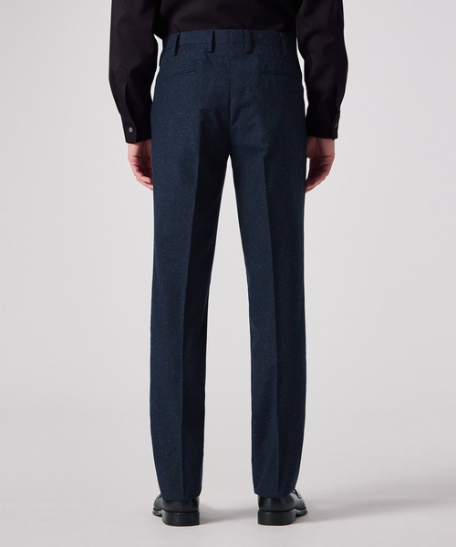 シルクカラーネップツィード テーパード トラウザーズ / 253110 M001DP