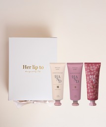 Her lip to BEAUTY（ハーリップトゥビューティー）の「RICH HAND CREAM GIFTBOX SET（ボディケアキット/ギフトセット）」