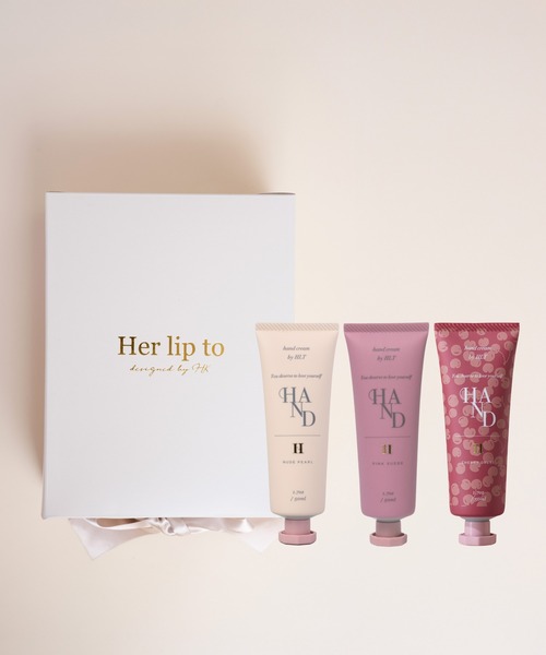 RICH HAND CREAM GIFTBOX SET（ボディケアキット/ギフトセット）｜Her