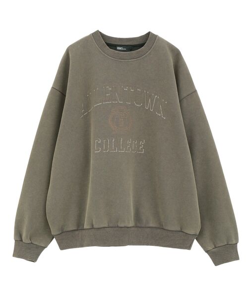 セール】スノーウォッシュボンディング裏毛カレッジスウェット