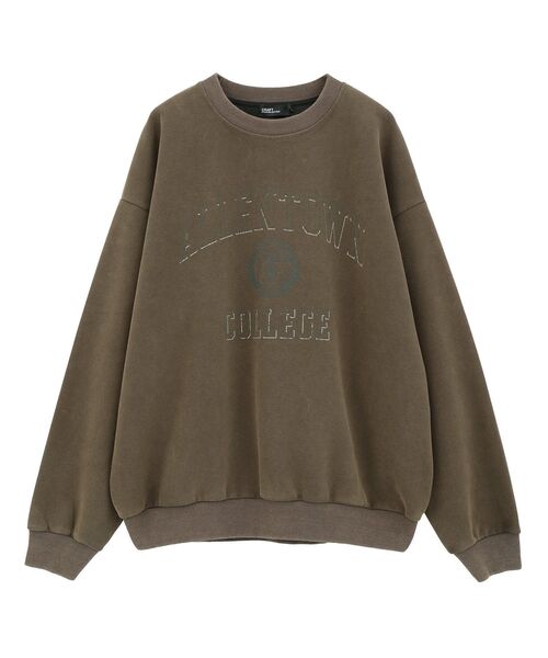 セール】スノーウォッシュボンディング裏毛カレッジスウェット