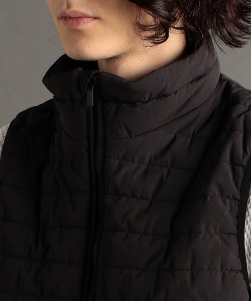 MONSIEUR NICOLE（ムッシュニコル）の「テクニカルダウンベスト（ダウンベスト・メンズ・ブラック/ライトグレー・MEDIUM/LARGE/X-LARGE）」の8枚目の写真