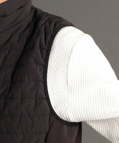 MONSIEUR NICOLE（ムッシュニコル）の「テクニカルダウンベスト（ダウンベスト・メンズ・ブラック/ライトグレー・MEDIUM/LARGE/X-LARGE）」の9枚目の写真
