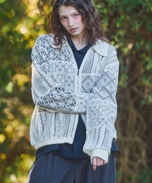 Casper John（キャスパージョン）の「Patchwork lace blouson/パッチワークレースブルゾン（ブルゾン）」