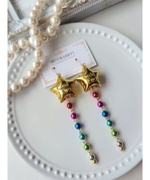 【MUURABBTI】スターバルーンパーティーピアス(MA)