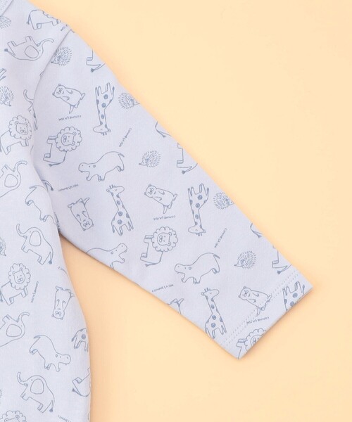 COMME CA ISM(コムサイズム)の「長袖ツーウェイオール・リバーシブルスタイの入ったギフトセット(60-80cm)(ベビーギフト・キッズ・サックスブルー/オフホワイト・60-80cm)」の7枚目の写真