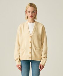 BASIC KNIT WOOL CARDIGAN_CREAM