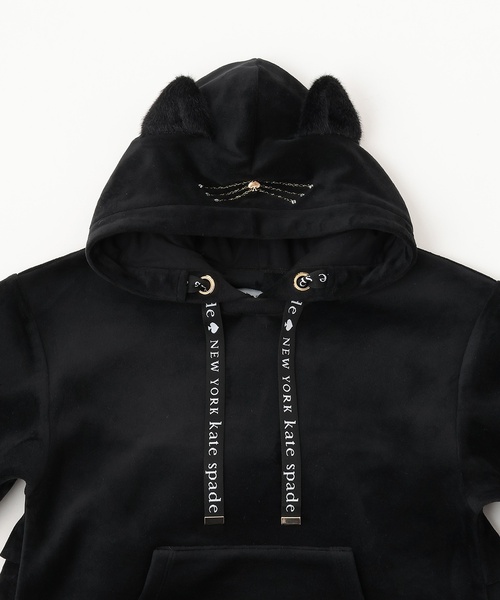 キャットフードベロアワンピース（ワンピース）｜kate spade new york