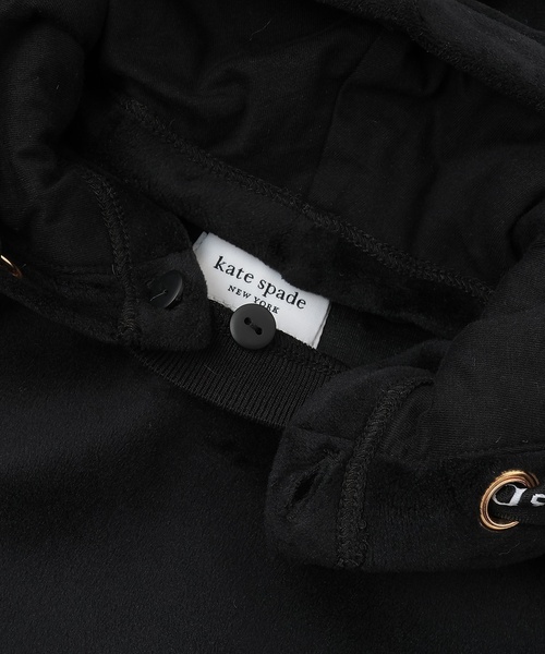 kate spade new york kids（ケイトスペードニューヨーク）の「キャットフードベロアワンピース（ワンピース・キッズ・ブラック/ピンク・110cm/130cm/120cm/140cm/160cm/150cm/100cm）」の6枚目の写真