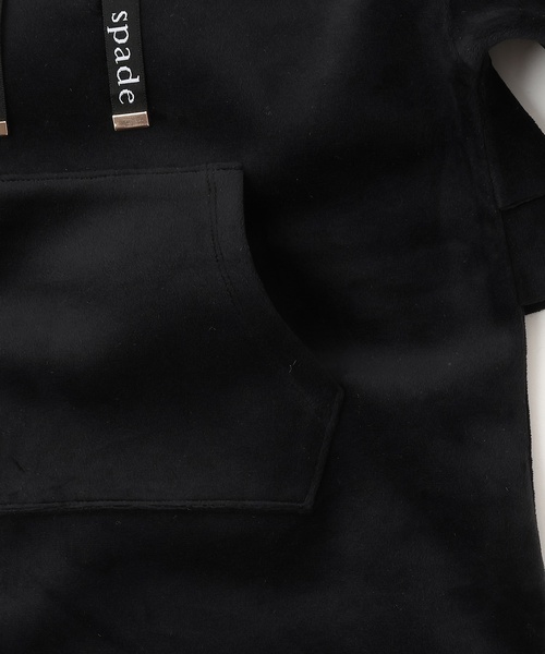 kate spade new york kids（ケイトスペードニューヨーク）の「キャットフードベロアワンピース（ワンピース・キッズ・ブラック/ピンク・110cm/130cm/120cm/140cm/160cm/150cm/100cm）」の9枚目の写真