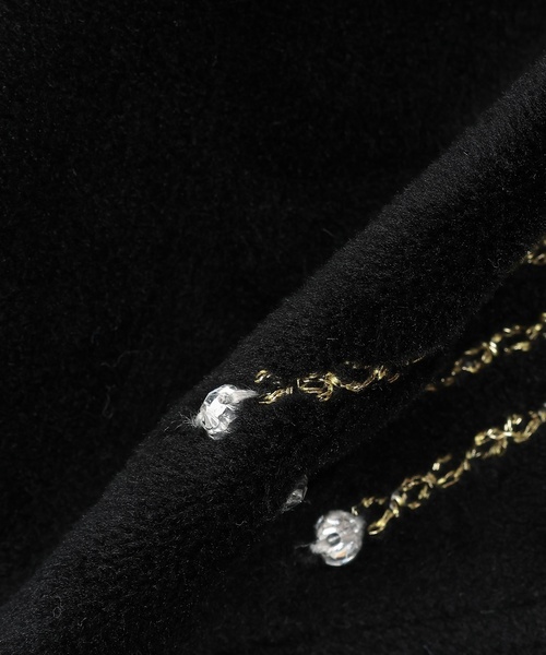 kate spade new york kids（ケイトスペードニューヨーク）の「キャットフードベロアワンピース（ワンピース・キッズ・ブラック/ピンク・110cm/130cm/120cm/140cm/160cm/150cm/100cm）」の11枚目の写真