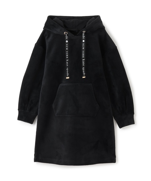 kate spade new york kids（ケイトスペードニューヨーク）の「キャットフードベロアワンピース（ワンピース・キッズ・ブラック/ピンク・110cm/130cm/120cm/140cm/160cm/150cm/100cm）」の13枚目の写真