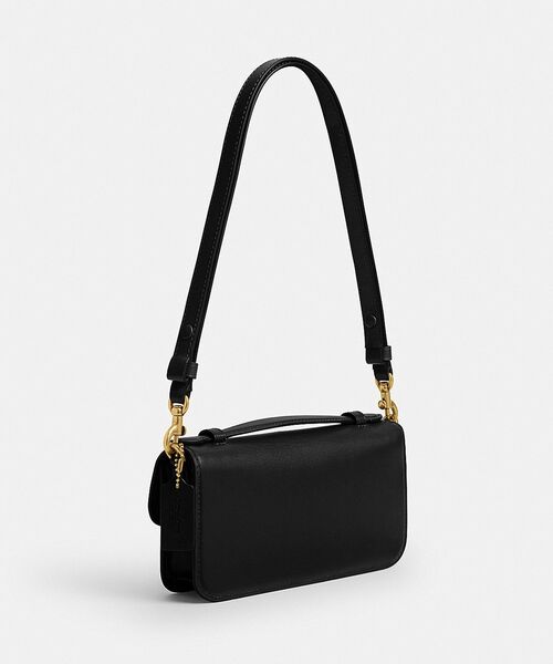 COACH（コーチ）の「エローラ トップ ハンドル クロスボディ バッグ（ショルダーバッグ・レディース・ブラック系その他・ONE）」の5枚目の写真