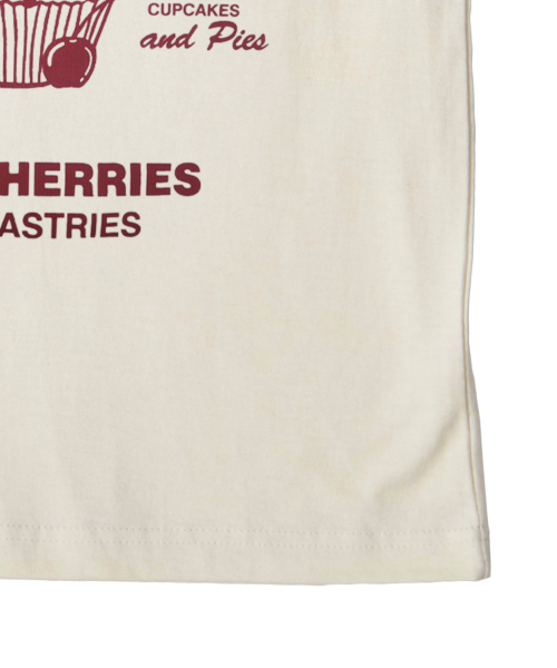 PAPERBOY(ペーパーボーイ)の「チェリーリンガー半袖Tシャツ-レッド(Tシャツ/カットソー・レディース・その他・SMALL/MEDIUM)」の8枚目の写真