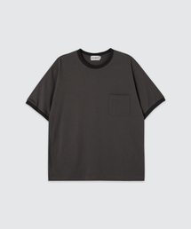 LEARVE（ルアブ）の「フェイデッドリンガーティチャコール（Tシャツ/カットソー）」