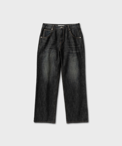 NONBLANK(ノンブランク)の「ティンスラブデニムパンツ_INDIGO(デニムパンツ・メンズ・ダークネイビー・MEDIUM/LARGE/X-LARGE)」の1枚目の写真