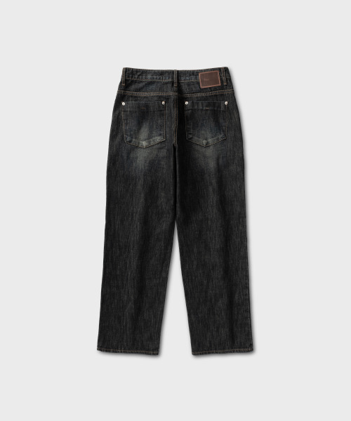 NONBLANK(ノンブランク)の「ティンスラブデニムパンツ_INDIGO(デニムパンツ・メンズ・ダークネイビー・MEDIUM/LARGE/X-LARGE)」の2枚目の写真