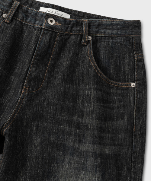 NONBLANK(ノンブランク)の「ティンスラブデニムパンツ_INDIGO(デニムパンツ・メンズ・ダークネイビー・MEDIUM/LARGE/X-LARGE)」の3枚目の写真