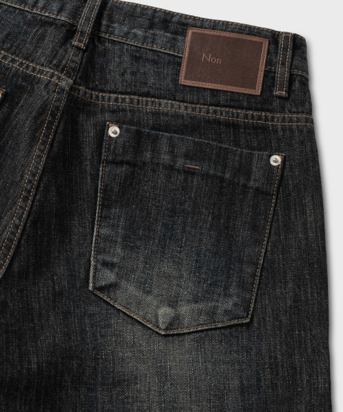 NONBLANK(ノンブランク)の「ティンスラブデニムパンツ_INDIGO(デニムパンツ・メンズ・ダークネイビー・MEDIUM/LARGE/X-LARGE)」の5枚目の写真