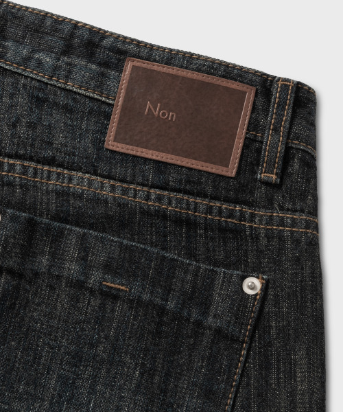 NONBLANK(ノンブランク)の「ティンスラブデニムパンツ_INDIGO(デニムパンツ・メンズ・ダークネイビー・MEDIUM/LARGE/X-LARGE)」の6枚目の写真