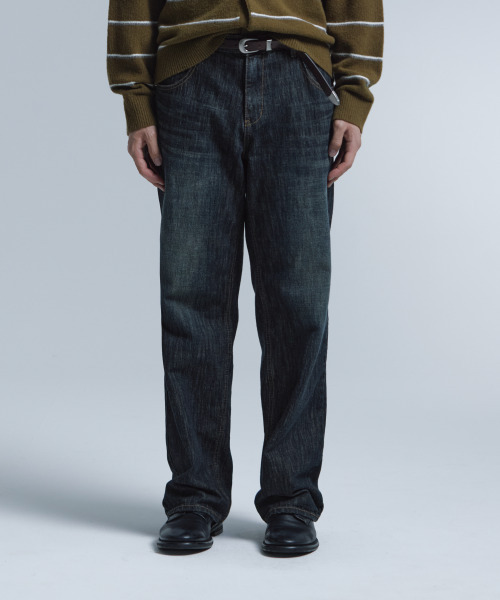 NONBLANK(ノンブランク)の「ティンスラブデニムパンツ_INDIGO(デニムパンツ・メンズ・ダークネイビー・MEDIUM/LARGE/X-LARGE)」の9枚目の写真