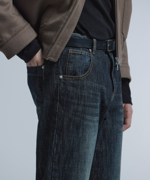 NONBLANK(ノンブランク)の「ティンスラブデニムパンツ_INDIGO(デニムパンツ・メンズ・ダークネイビー・MEDIUM/LARGE/X-LARGE)」の12枚目の写真