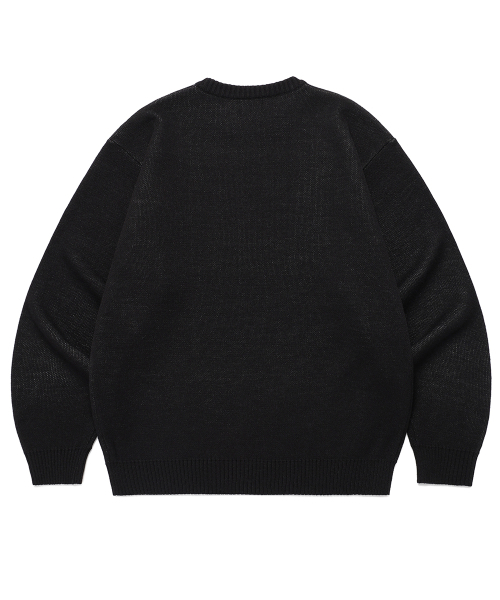 Cavish(カビシ)の「MEGA CYCLONE KNIT SWEATER BLACK(CV2EFUK601A)(ニット/セーター・レディース・ブラック・SMALL/MEDIUM/LARGE)」の2枚目の写真