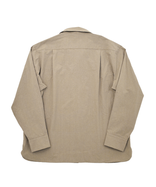 A NOTHING（アナッシング）の「BIO-WASHED CREASE TAILORED SHIRT (Ash Beige)（シャツ/ブラウス・レディース・その他・SMALL/MEDIUM/LARGE）」の2枚目の写真