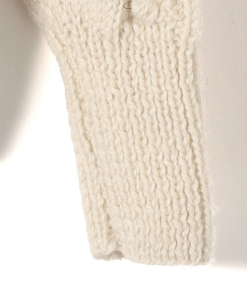 crinkle crinkle crinkle(クリンクルクリンクルクリンクル)の「crinkle crinkle crinkle:〈手洗い可能〉POPCORN ハンド ニット カーディガン(カーディガン/ボレロ・レディース・ナチュラル/ダークグレー・ONE SIZE)」の5枚目の写真