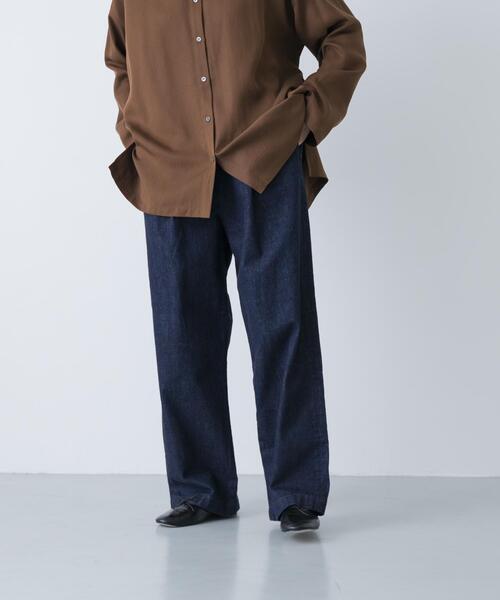 かぐれ（カグレ）の「デニムイージーパンツ（デニムパンツ・レディース・ワンウォッシュ・FREE）」の3枚目の写真