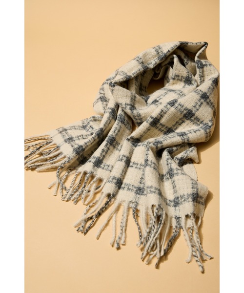 セール】チェック格子柄 ストール MIDO-2411 QLI（マフラー）｜ottilie
