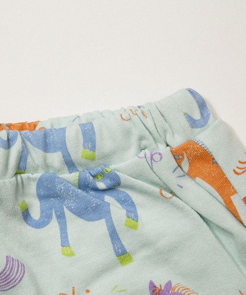MAKE YOUR DAY（メイクユアデイ）の「カラフルポニー総柄ベビーパンツ（その他ベビーウェア・キッズ・アイボリー/サックスブルー・70-80cm）」の5枚目の写真