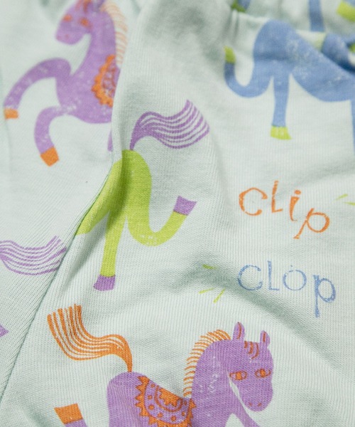 MAKE YOUR DAY（メイクユアデイ）の「カラフルポニー総柄ベビーパンツ（その他ベビーウェア・キッズ・アイボリー/サックスブルー・70-80cm）」の7枚目の写真