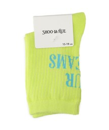 バックロゴカラフルクルー丈ソックス