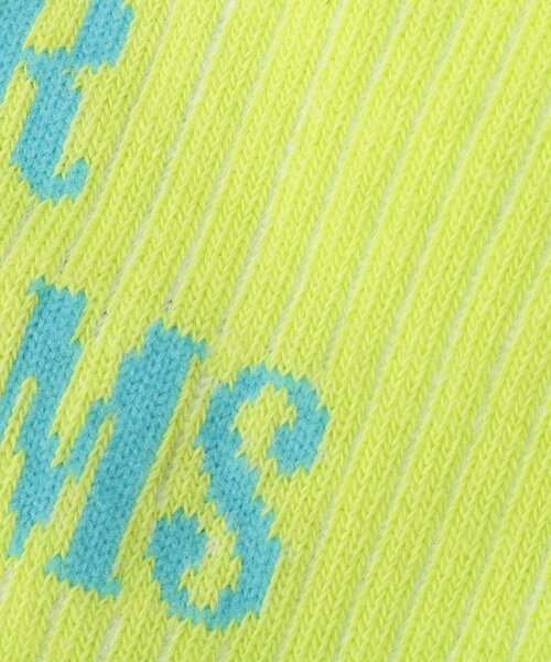 SHOO・LA・RUE（シューラルー）の「バックロゴカラフルクルー丈ソックス（ソックス/靴下・キッズ・ベビーピンク/スモーキーグリーン系/ライトオレンジ系/ライトブルー/ネイビー・79/75）」の7枚目の写真