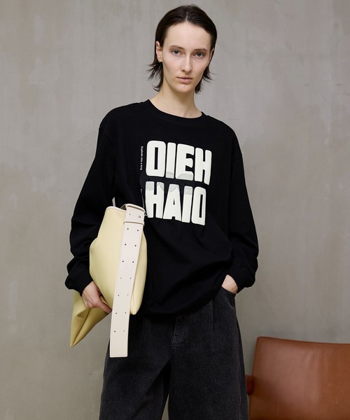 MAISON SPECIAL（メゾンスペシャル）の「【2026SPRING PRE-ORDER】OIEH-HAIO Long TEE/HEIO-HAIOロンTEE（Tシャツ/カットソー・レディース・レッド/グレー/ブラック・FREE）」の12枚目の写真